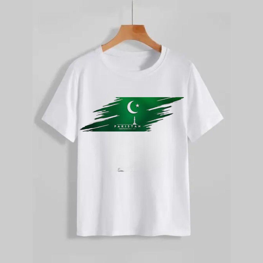 1 Pc Men's Printed Cotton T- Shirt