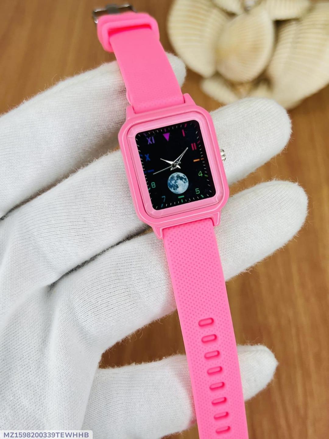 Women Quartz Sports Watch- 1 Pc Water Resistant Square Watch