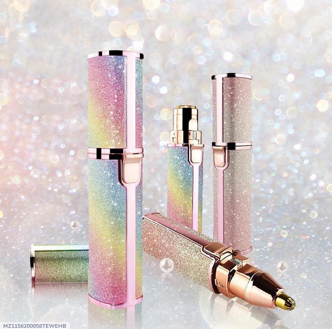 Rechargeable Women's Eyebrows Hair Trimmer with Detachable Head and Rotary Blade
