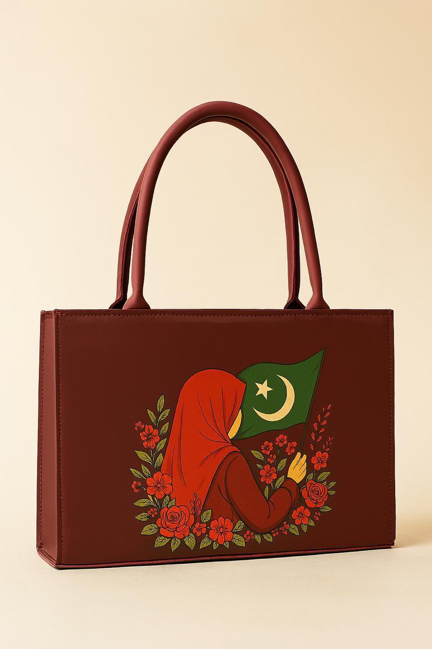 Girl's Canvas Printed Tote Bag