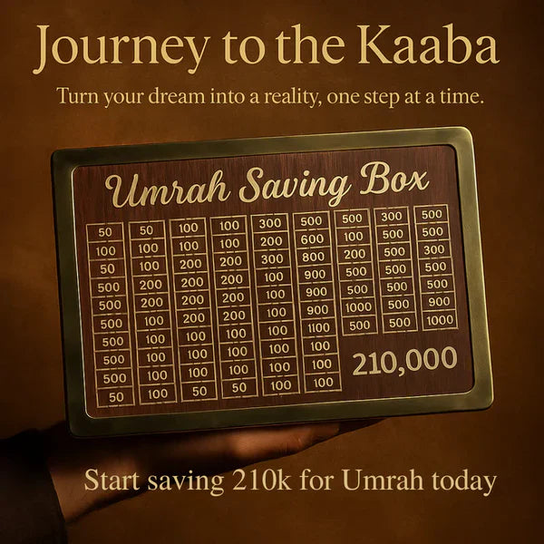 🕋 Umrah Saving Box - Save 210,000 for Umrah 🕋