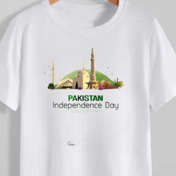 1 Pc Men's Cotton Printed T-Shirt