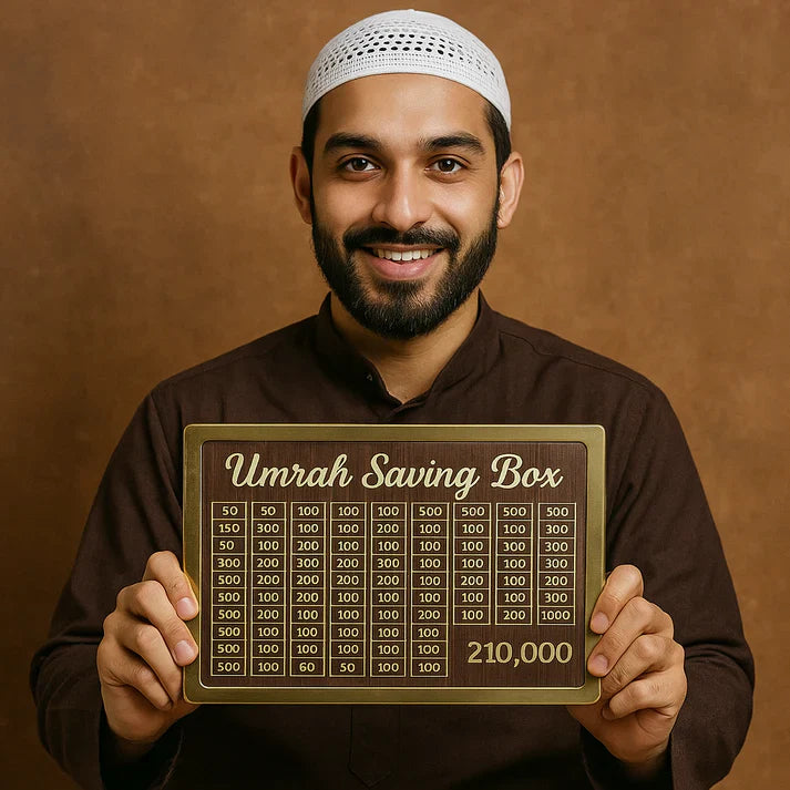 🕋 Umrah Saving Box - Save 210,000 for Umrah 🕋
