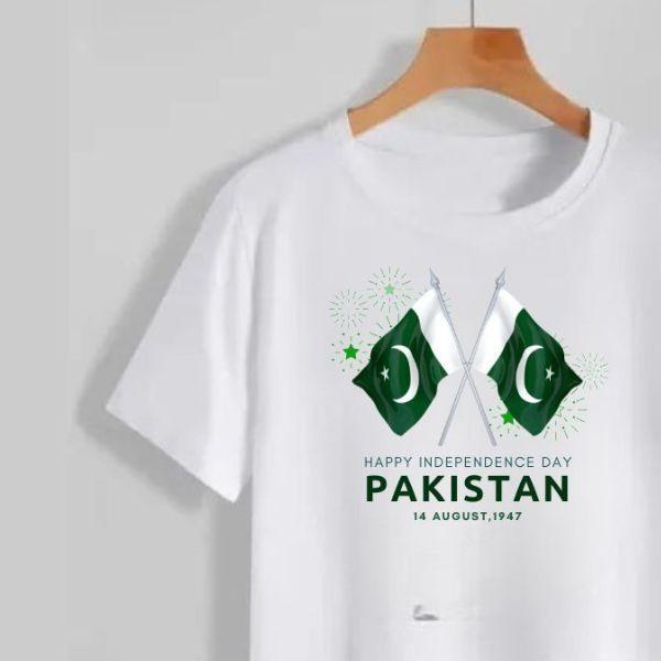 1 Pc Men's Cotton Printed T-Shirt