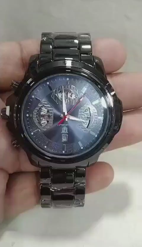 Men’s Watches Luxury Waterproof Calendar Watch Business Casual Watches Clock  Calendar Watch Business Casual Watches Heavy Weight Watch (with Box)