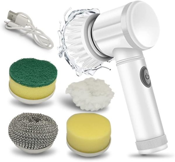 (nw000428) Magic Brush Wireless Battery Cleaning Brush Bathtub Tile Professional Cleaning Brush Rechargeable
