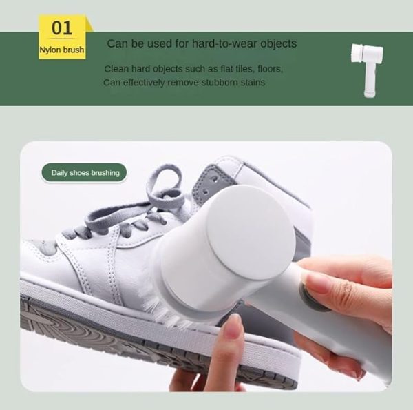 (nw000428) Magic Brush Wireless Battery Cleaning Brush Bathtub Tile Professional Cleaning Brush Rechargeable