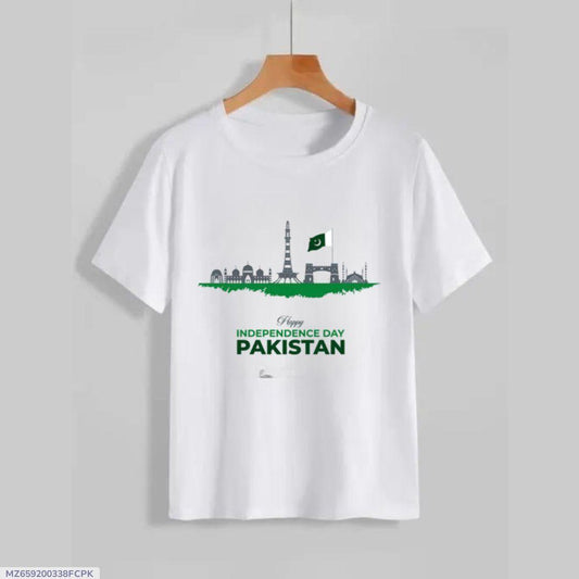 1 Pc Men's Cotton Printed T-Shirt