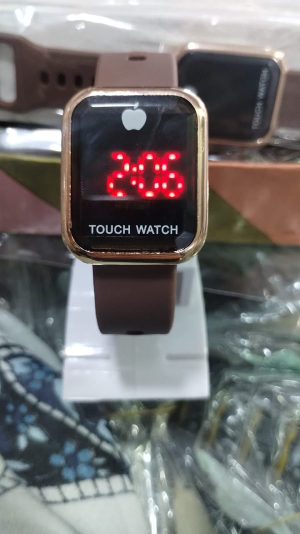 Touch Led Watch Fashion Casual Sports Men’s Watch Touch Smart Led Digital Watches Electronics Wrist Watches For Men Women Square Clock (random Color) Without Box