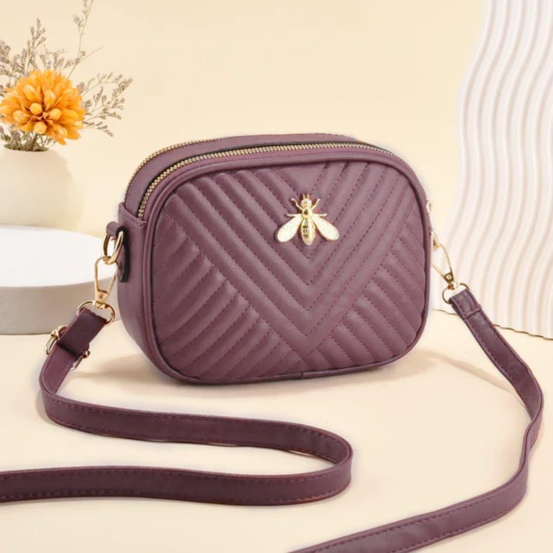 Chic White Girl's Crossbody Bag- 1 Pc With Textured Design