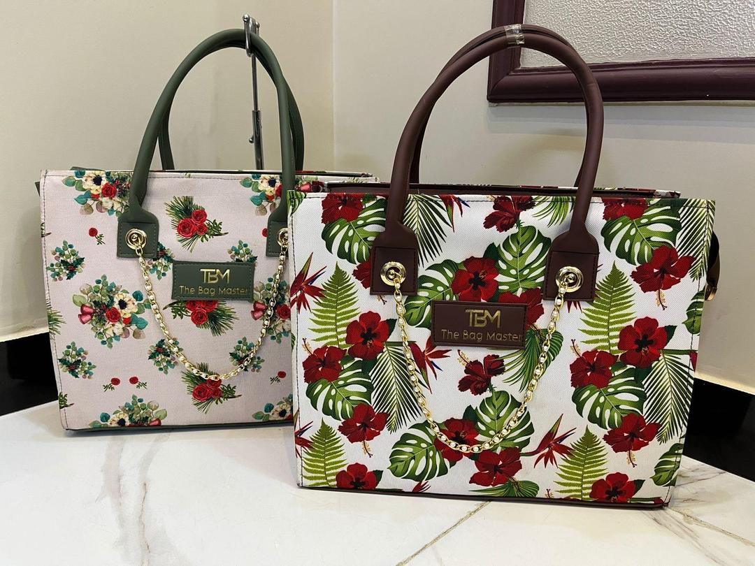 Girl's Canvas Printed Tote Bag
