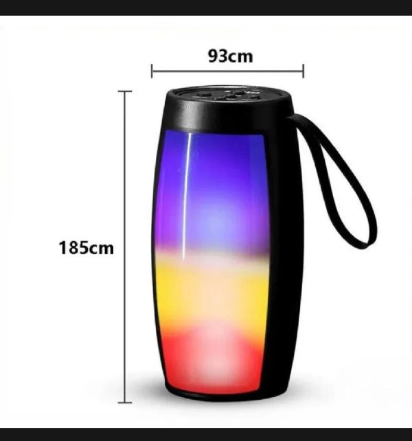 1202 Wireless Bluetooth Speakers Home Outdoor Portable Small Speaker Subwoofer Car Audio Bass Mp3 Player Sound System LED Lights