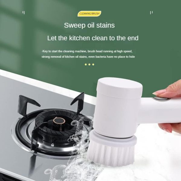 (nw000428) Magic Brush Wireless Battery Cleaning Brush Bathtub Tile Professional Cleaning Brush Rechargeable