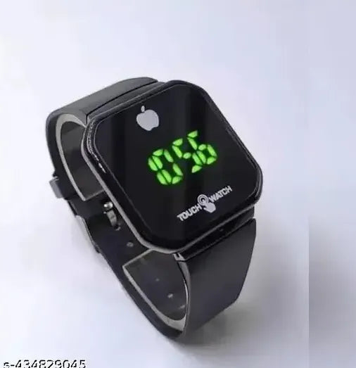 Touch Led Watch Fashion Casual Sports Men’s Watch Touch Smart Led Digital Watches Electronics Wrist Watches For Men Women Square Clock (random Color) Without Box