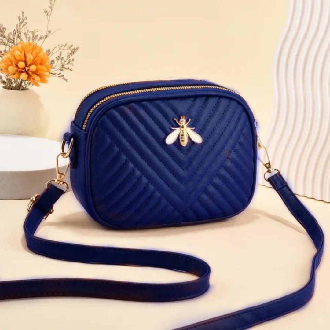 Chic White Girl's Crossbody Bag- 1 Pc With Textured Design