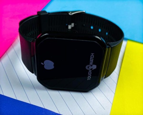 Touch Led Watch Fashion Casual Sports Men’s Watch Touch Smart Led Digital Watches Electronics Wrist Watches For Men Women Square Clock (random Color) Without Box